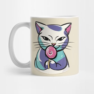 Lollipop Cat Mug